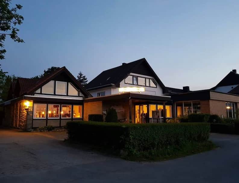 Landhaus Dämmerung