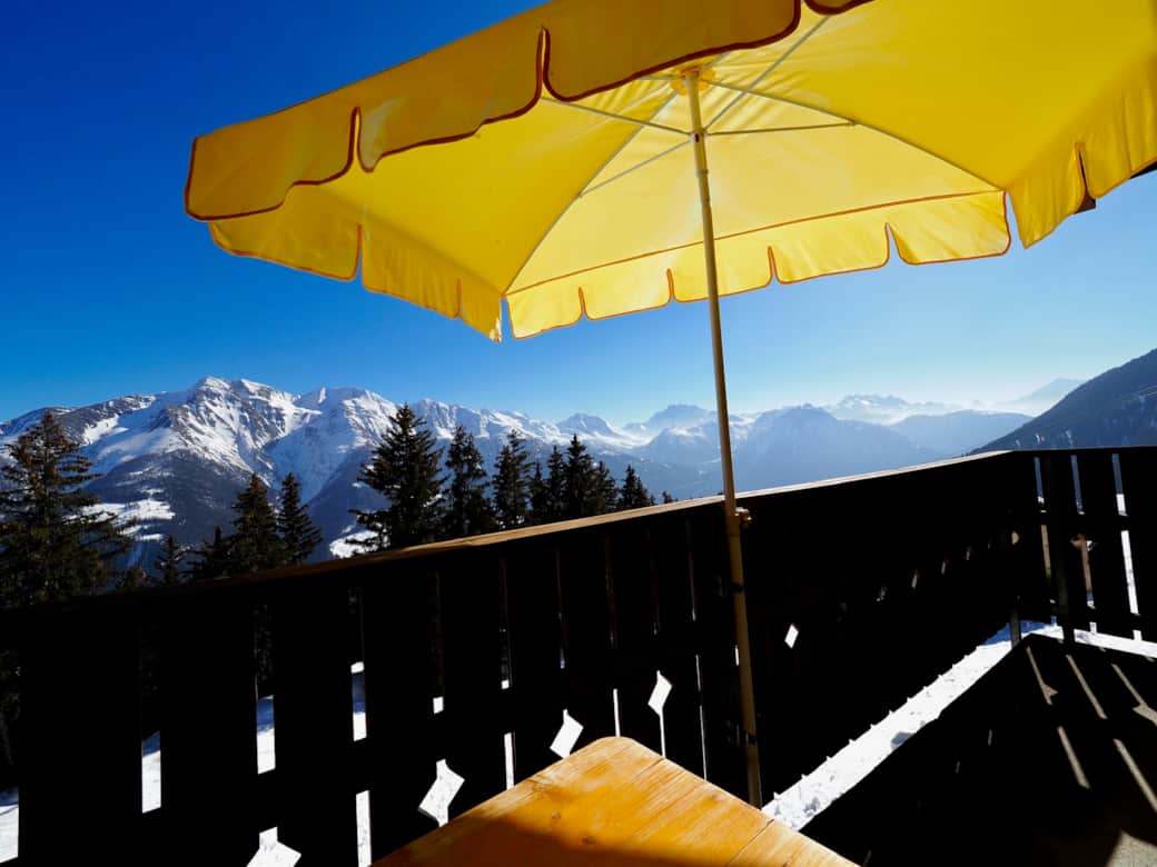 Ausblick vom Südbalkon