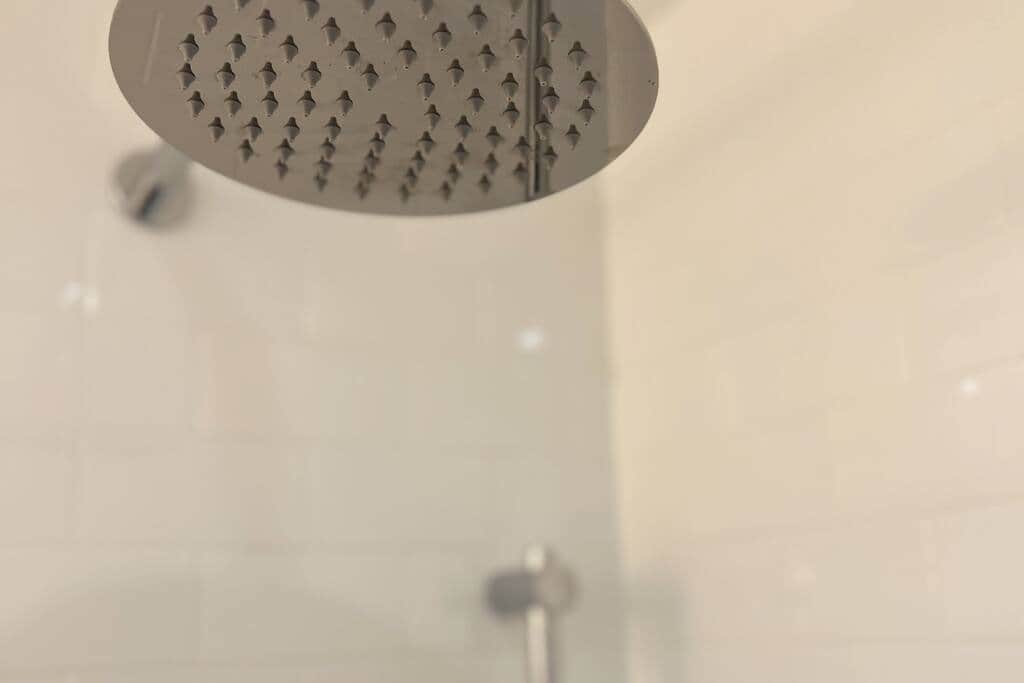 Guests RAVE about the rain shower water pressure  (See the reviews).