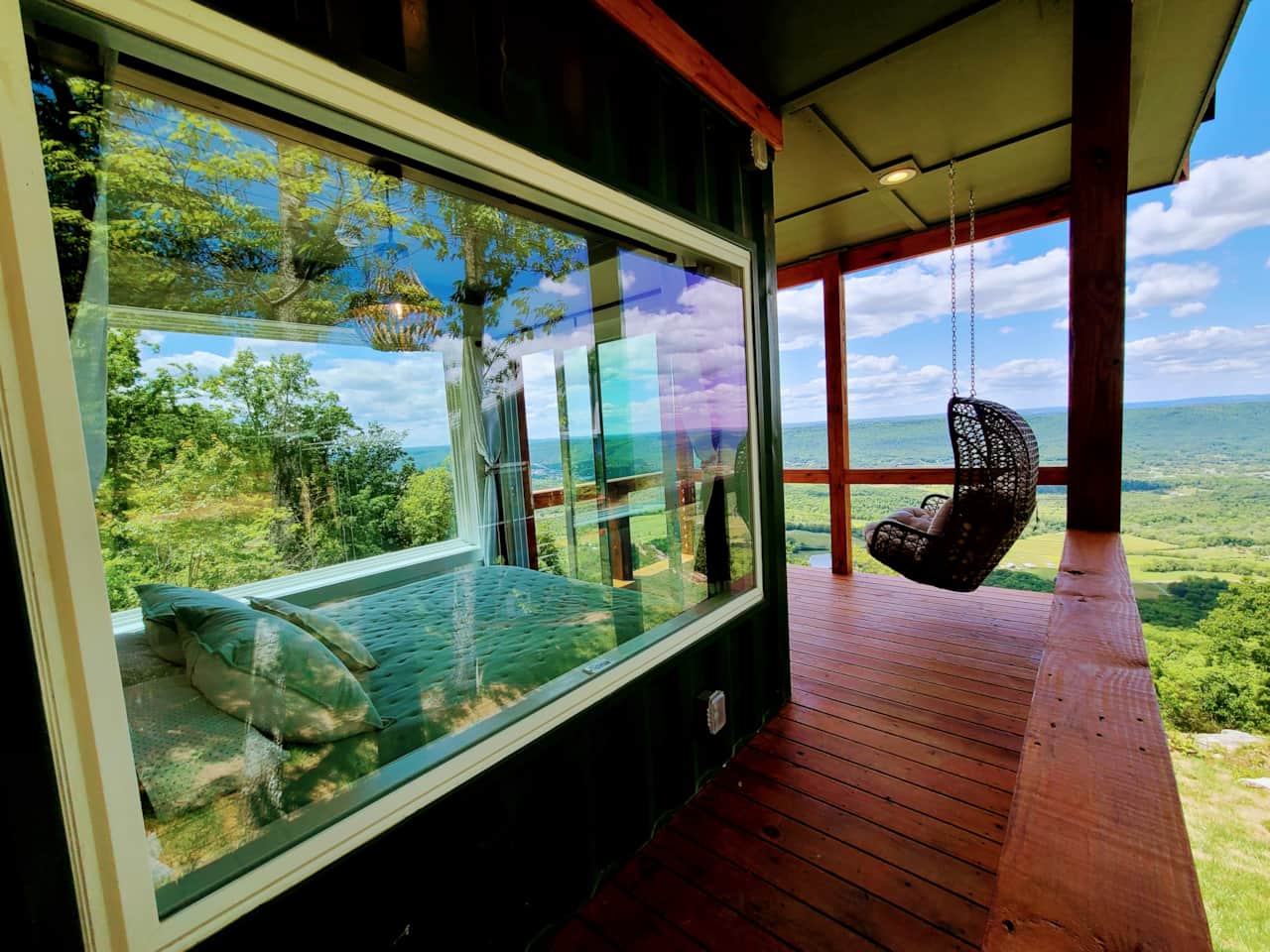 Take in sweeping 180-degree panoramic views.