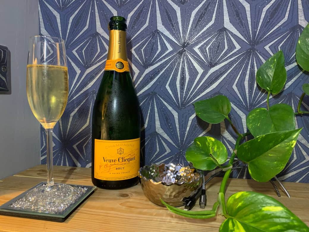 Phone chargers on either side of the bed for you convenience.