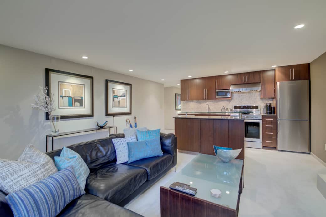 Living Kitchen Toward Hallway