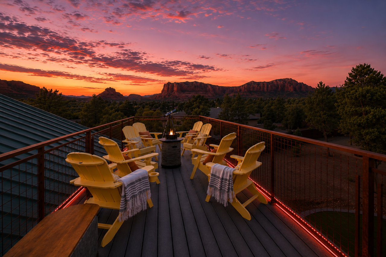360 Degree Sky Deck at Twilight
