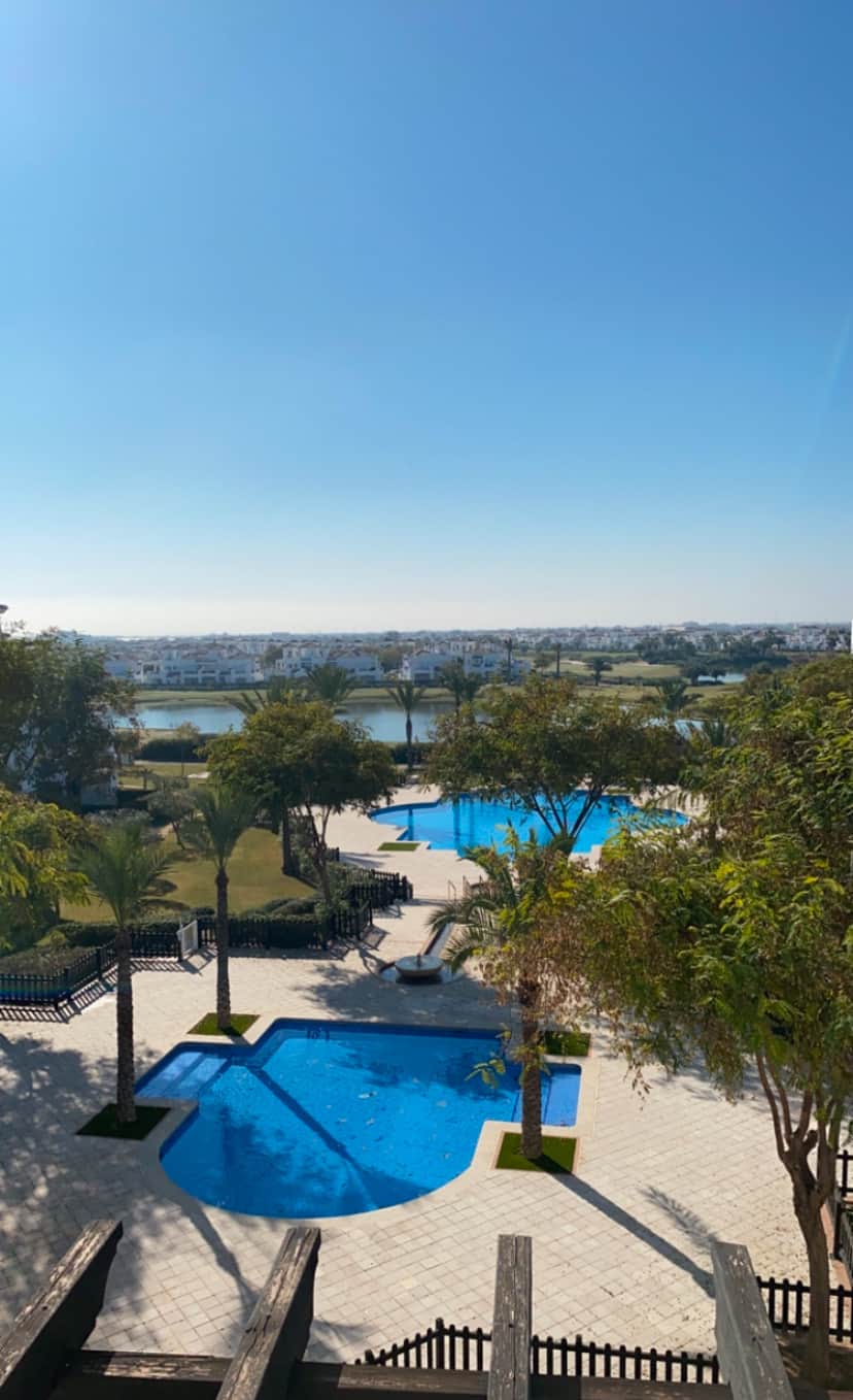 Terraced Pool & Golf views