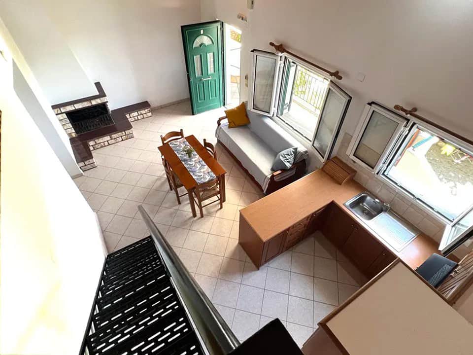 Villa Evgenia Lefkada appartement 1 - Séjour Villa Evgenia Lefkada appartement 1 - Séjour