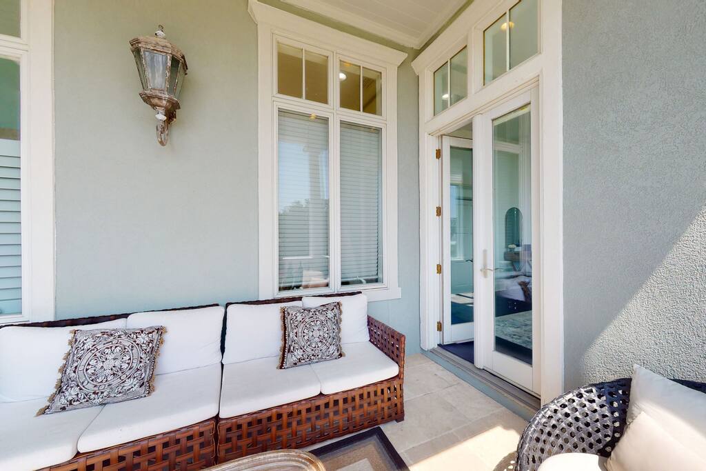 Outdoor porch off of Master Bedroom 1 - second floor