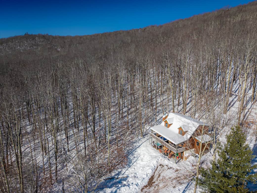 Located at the end of Running Stream lane, bordered by National Forest land Located at the end of Running Stream lane, bordered by National Forest land