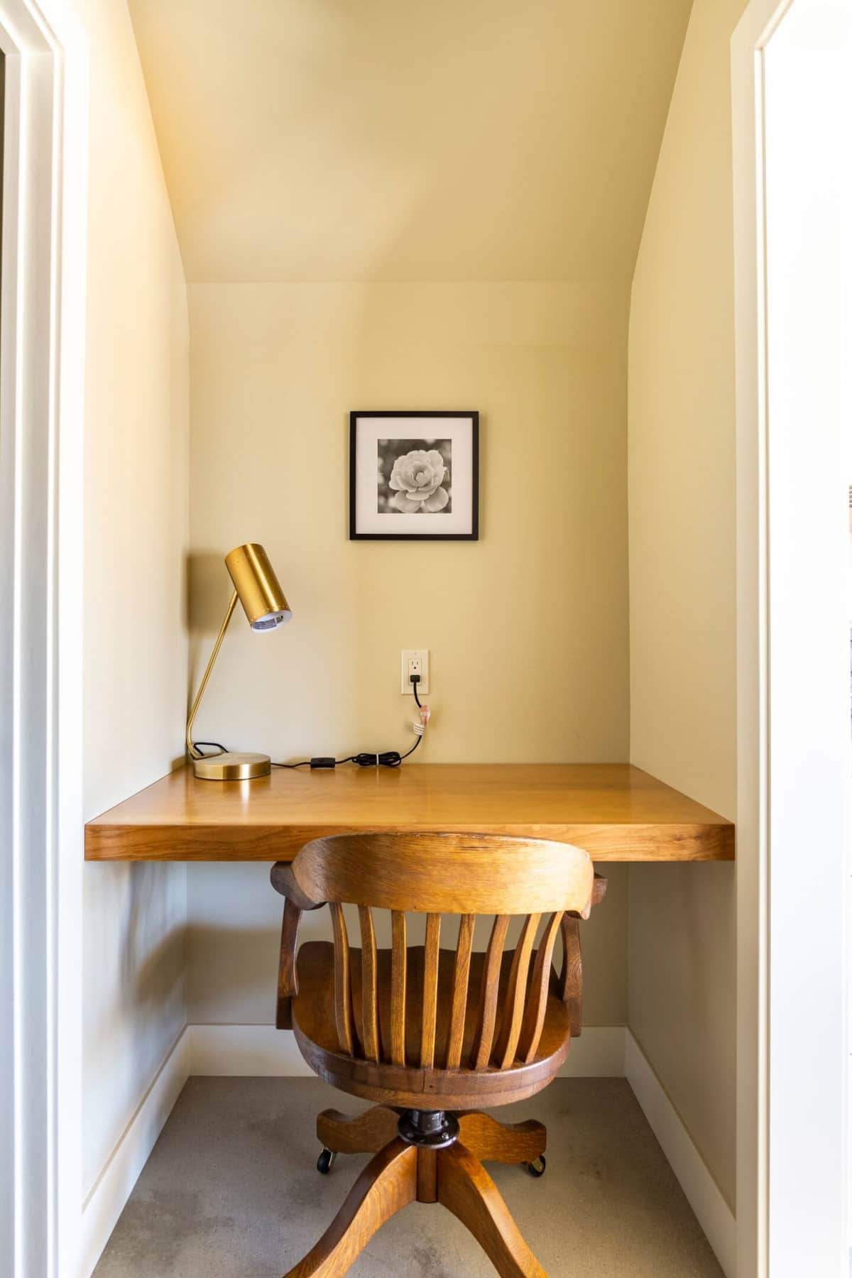 Desk with work light