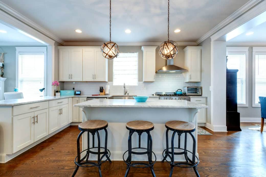 Pull up to the island and relax in this beautiful kitchen!