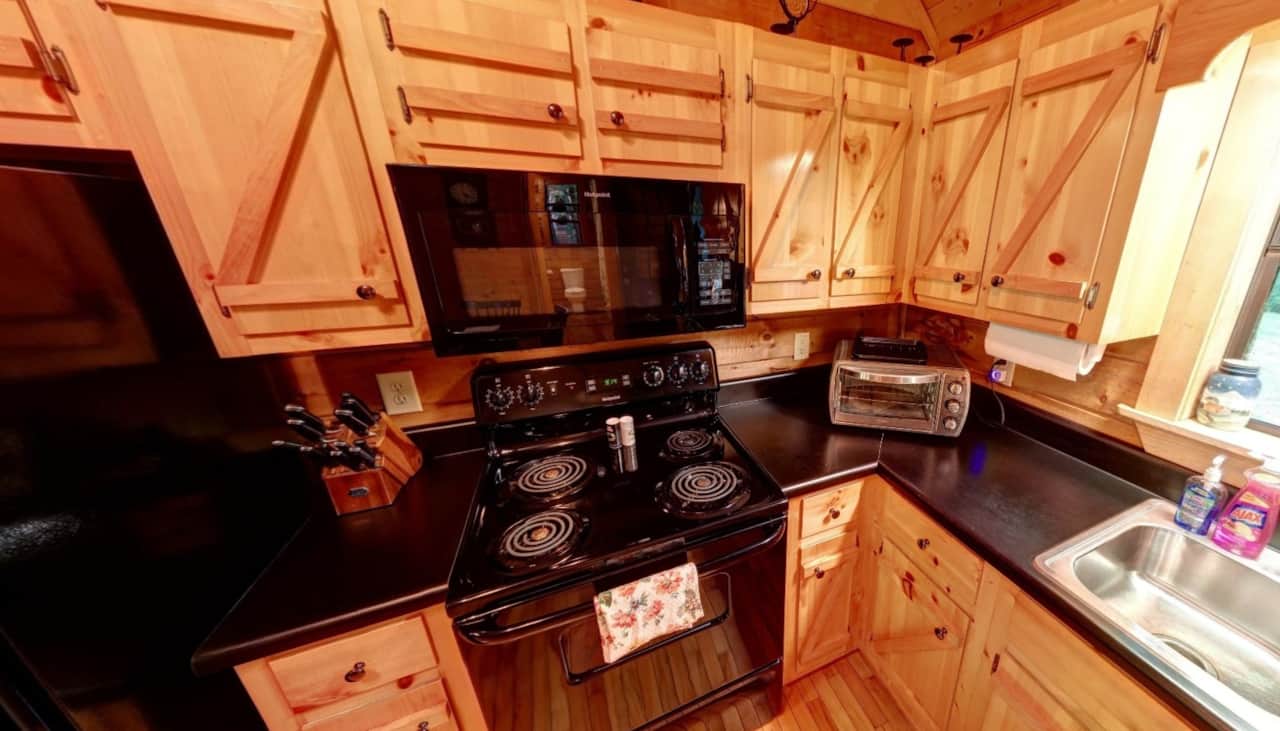Kitchen Closeup in the Cabins