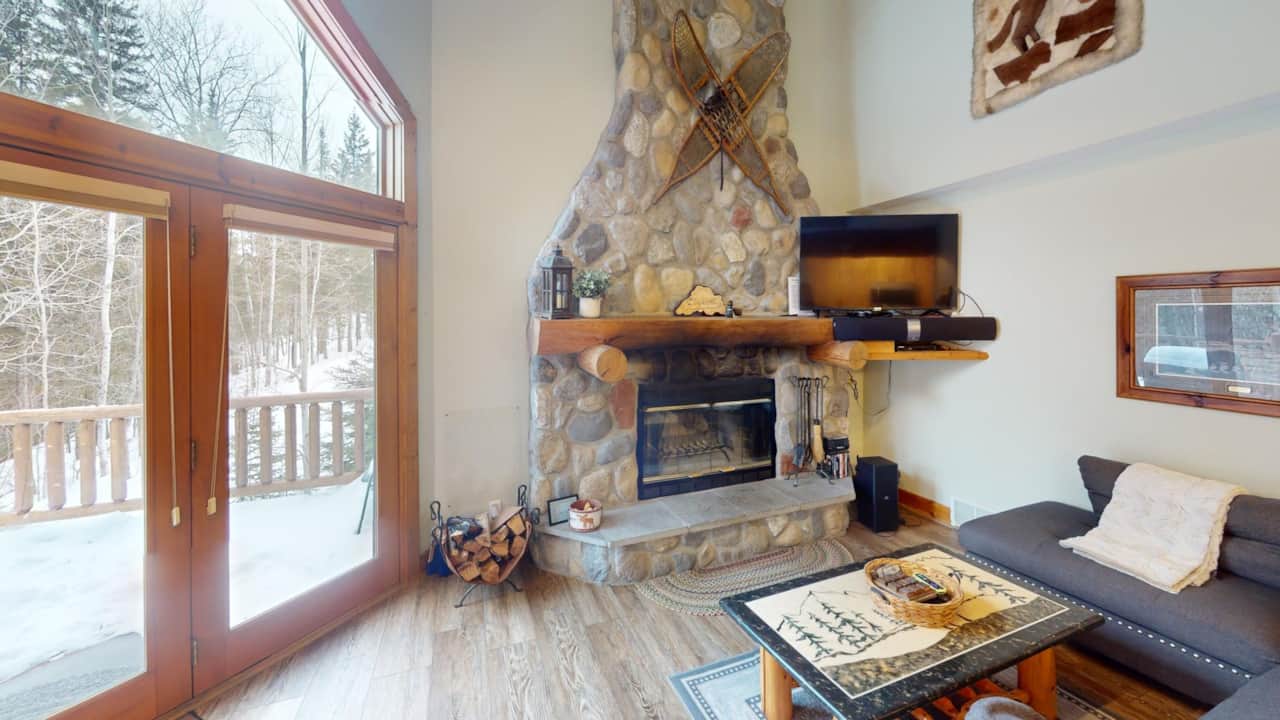 Wood Burning Fireplace