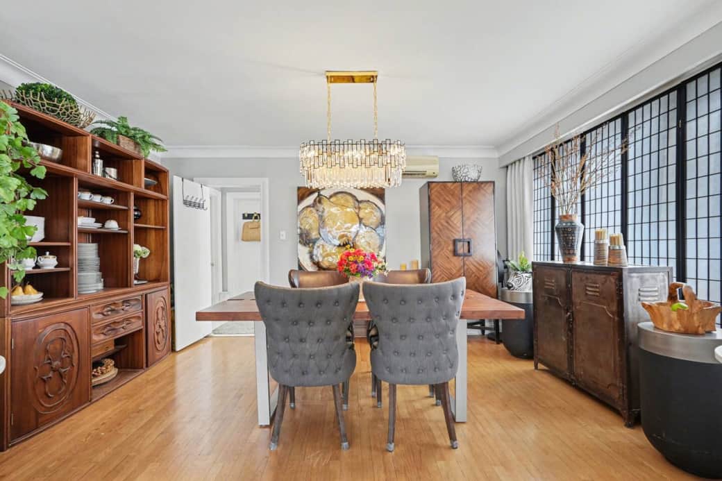 Elegant communal dining room, perfect for hosting or shared meals