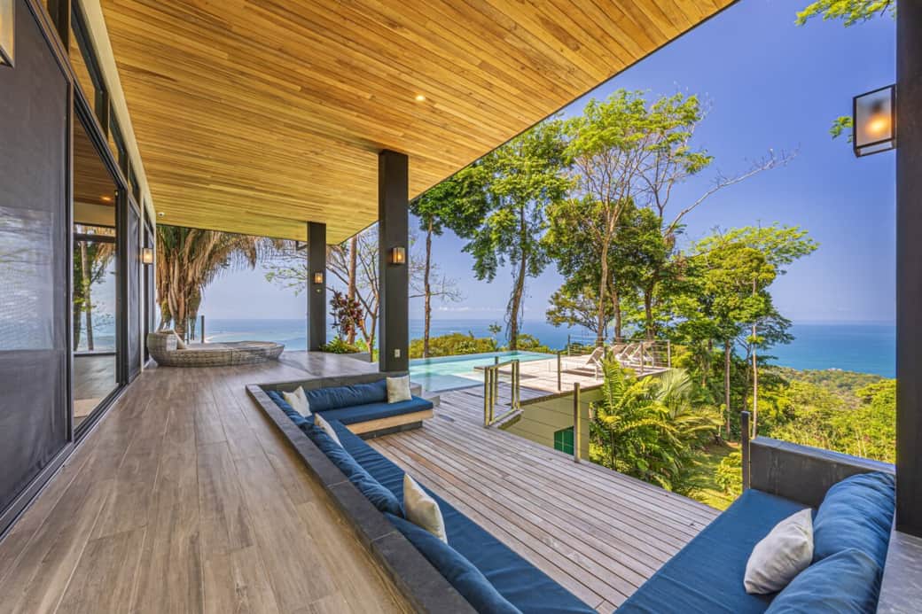 Experience unforgettable sunsets, chilling at the lounge, and peaceful tropical evenings from the spacious ocean view terrace and pool area.