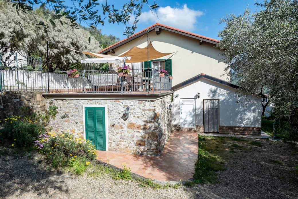 entrance, garden and terrace