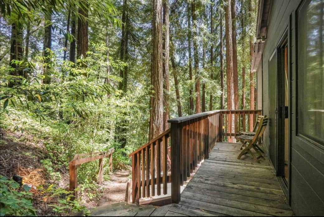 Upper bedroom deck