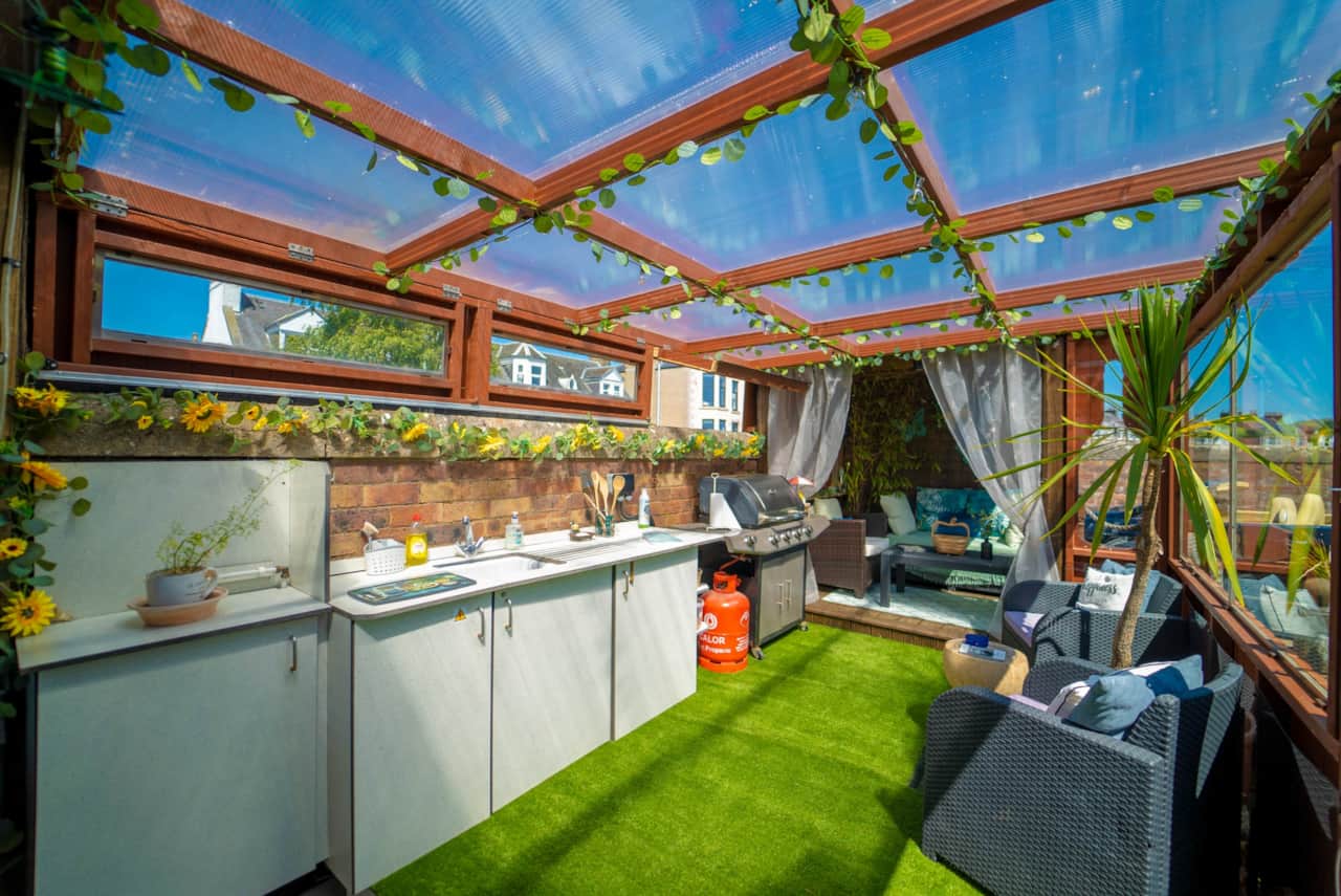 Sheltered Outdoor Kitchen
