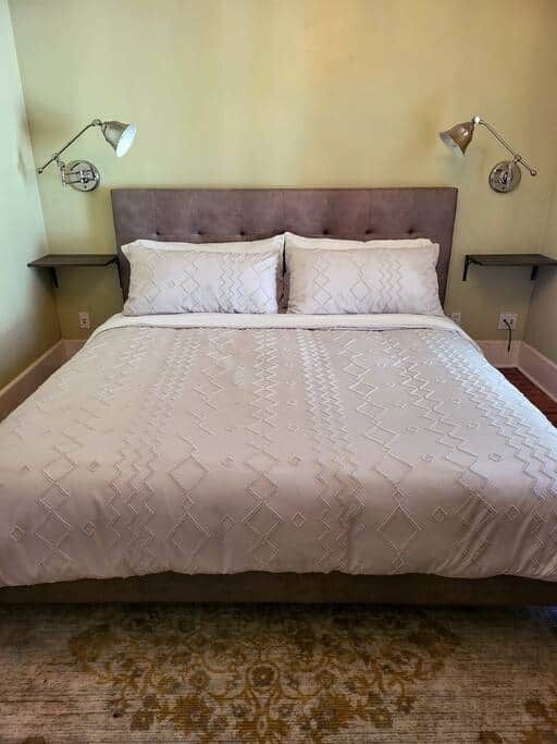 Primary bedroom with a King size bed.