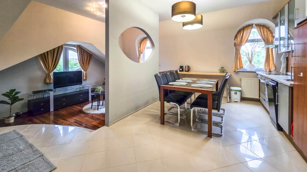 Kitchen and Living room