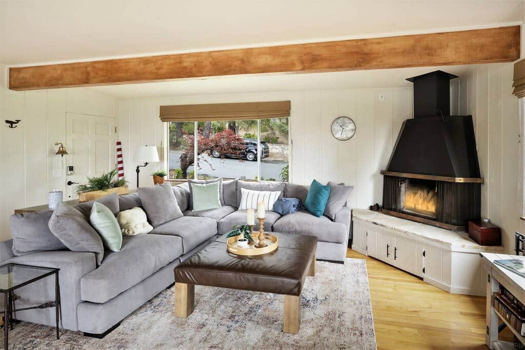 Living Room with Fireplace, Open Concept Living Room with Fireplace, Open Concept