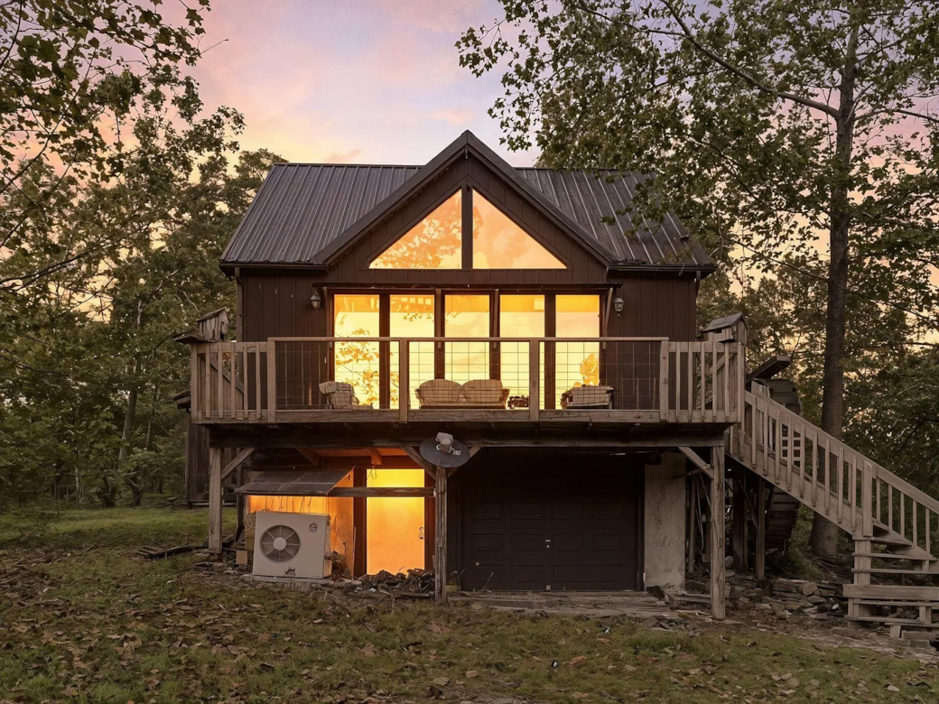 Exterior at sunset