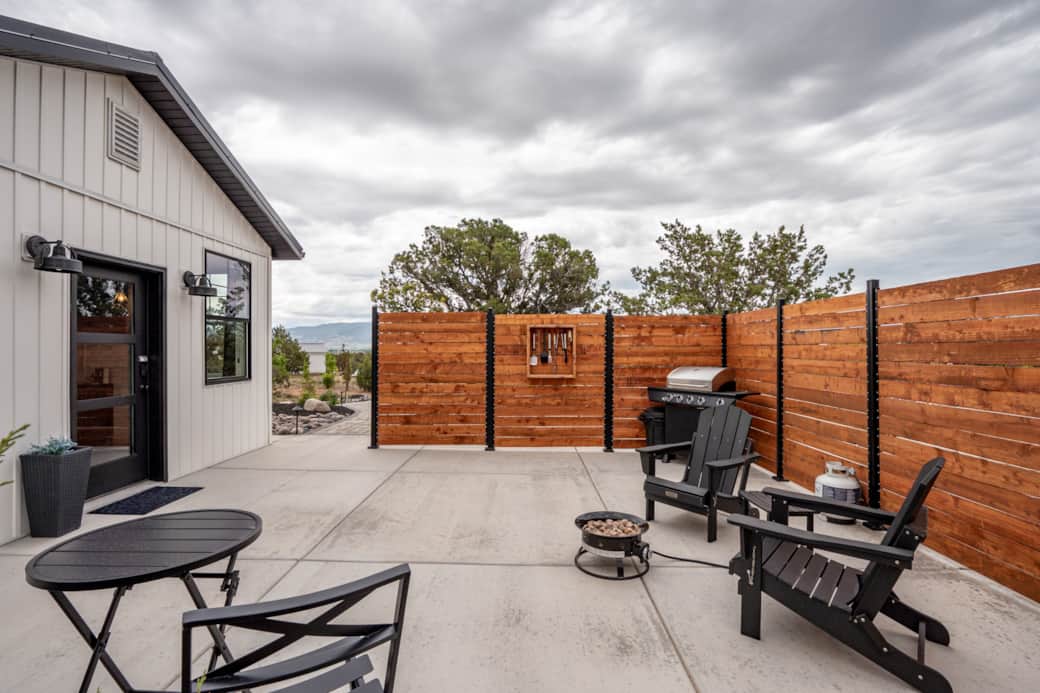 Fenced Courtyard for Privacy