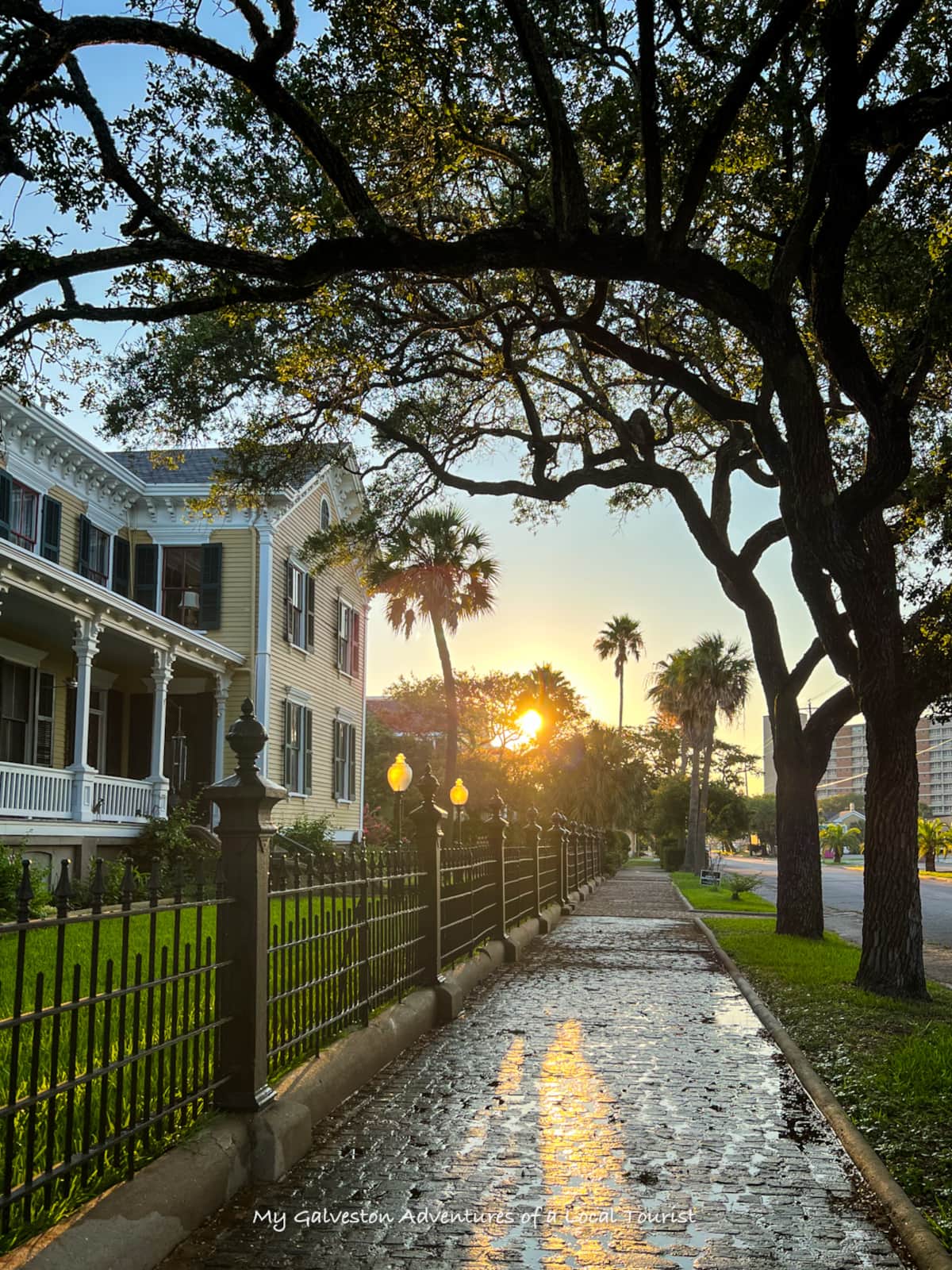 Historic East End neighborhood in Galveston Texas