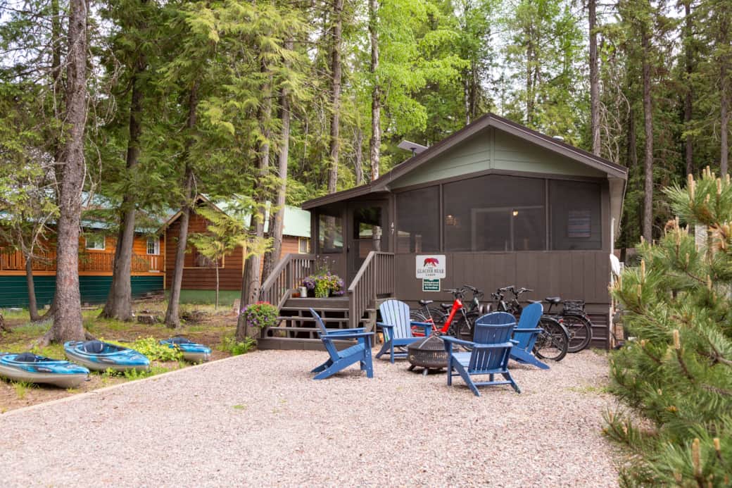 Kayaks at Glacier Bear Cabin