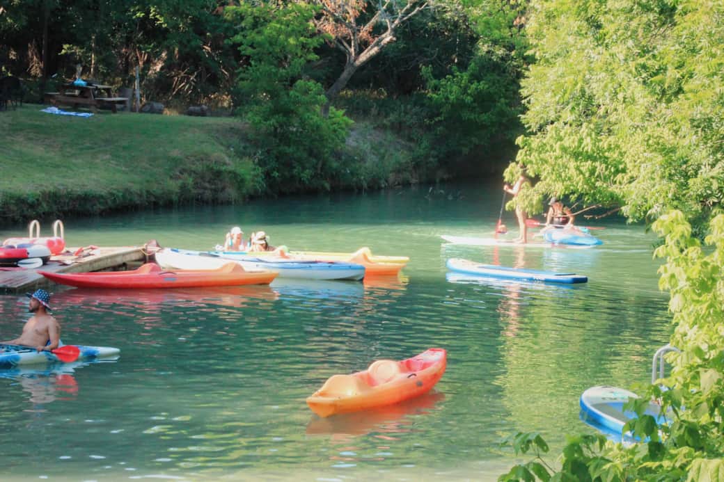 We keep lots of kayaks and paddlboards onsite so you dont have to wait We keep lots of kayaks and paddlboards onsite so you dont have to wait