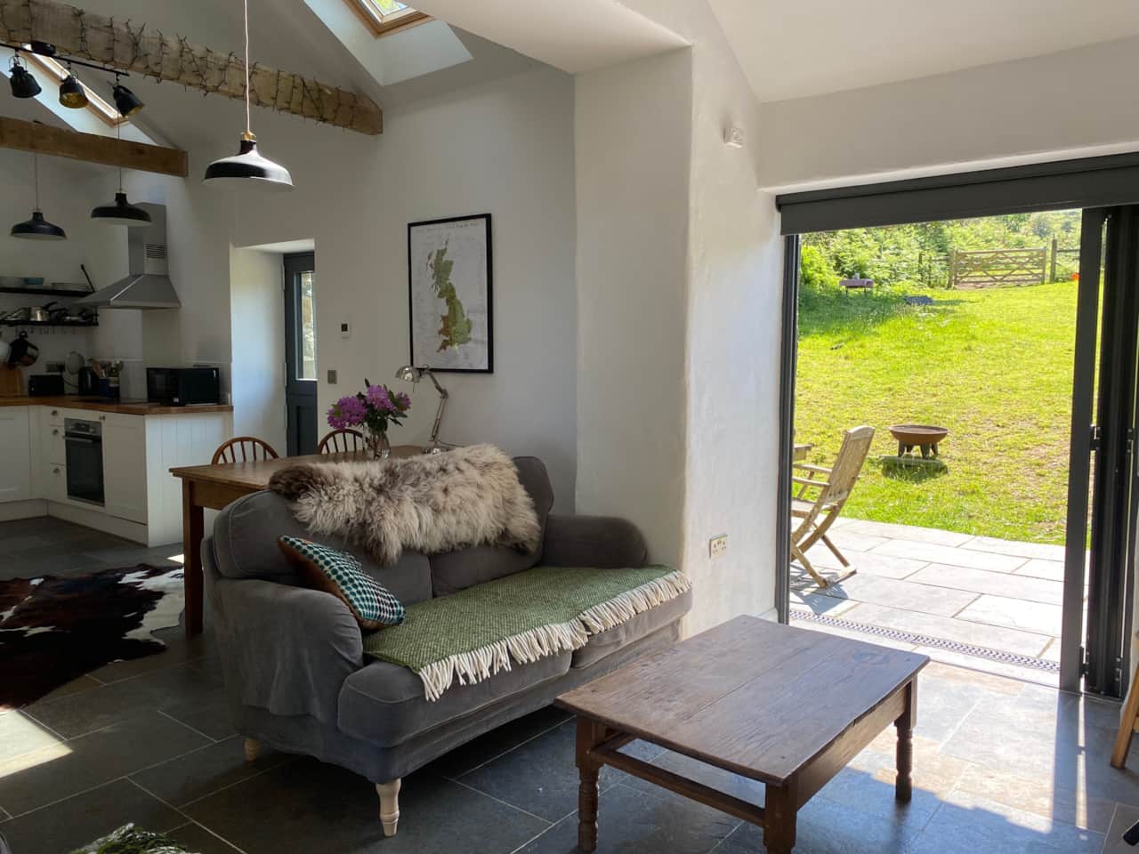 Sitting room looking out to the terrace
