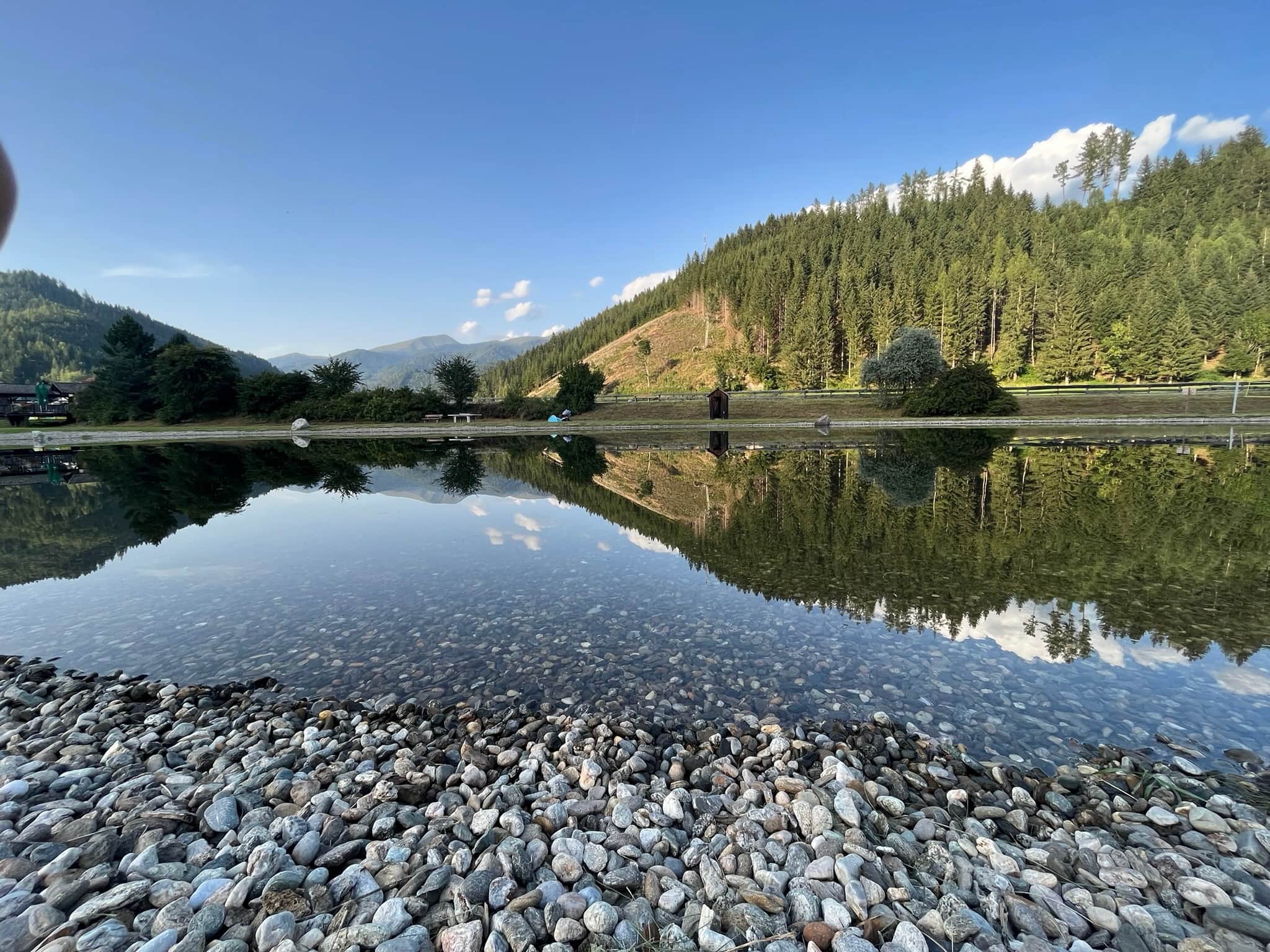 Die Freizeitanlage Möderbrugg (15 Autominuten entfernt).