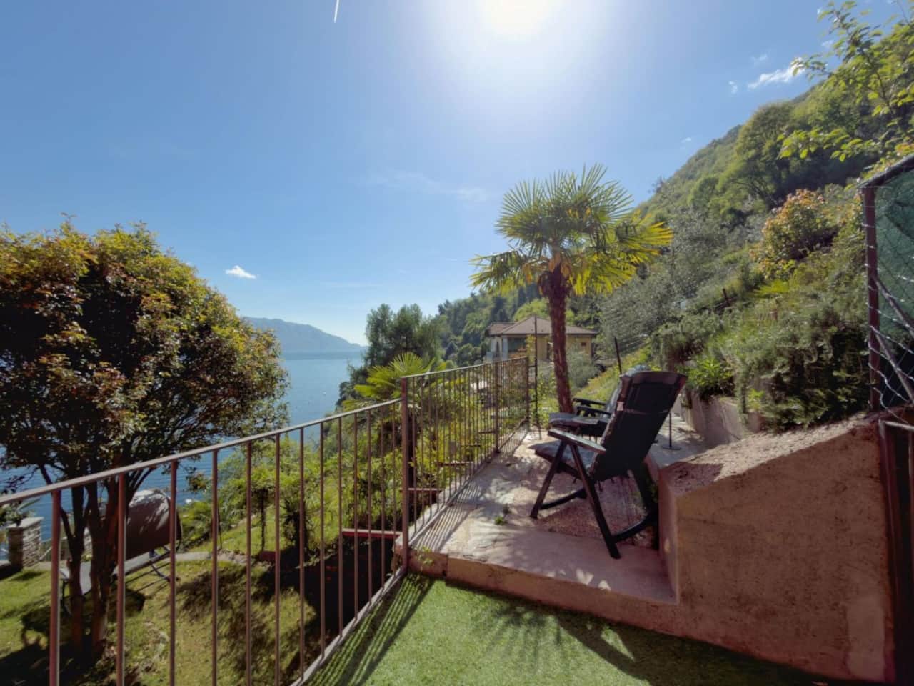 Zimmer Seeblick Terrasse Quarzo Lago Maggiore