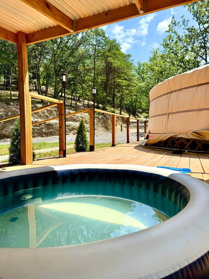 Four-Person hot tub