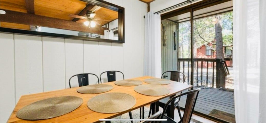 Dining area landscape