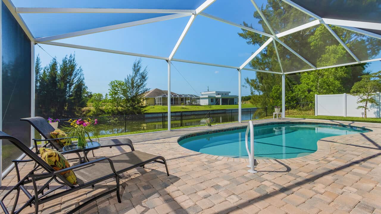 large deck area