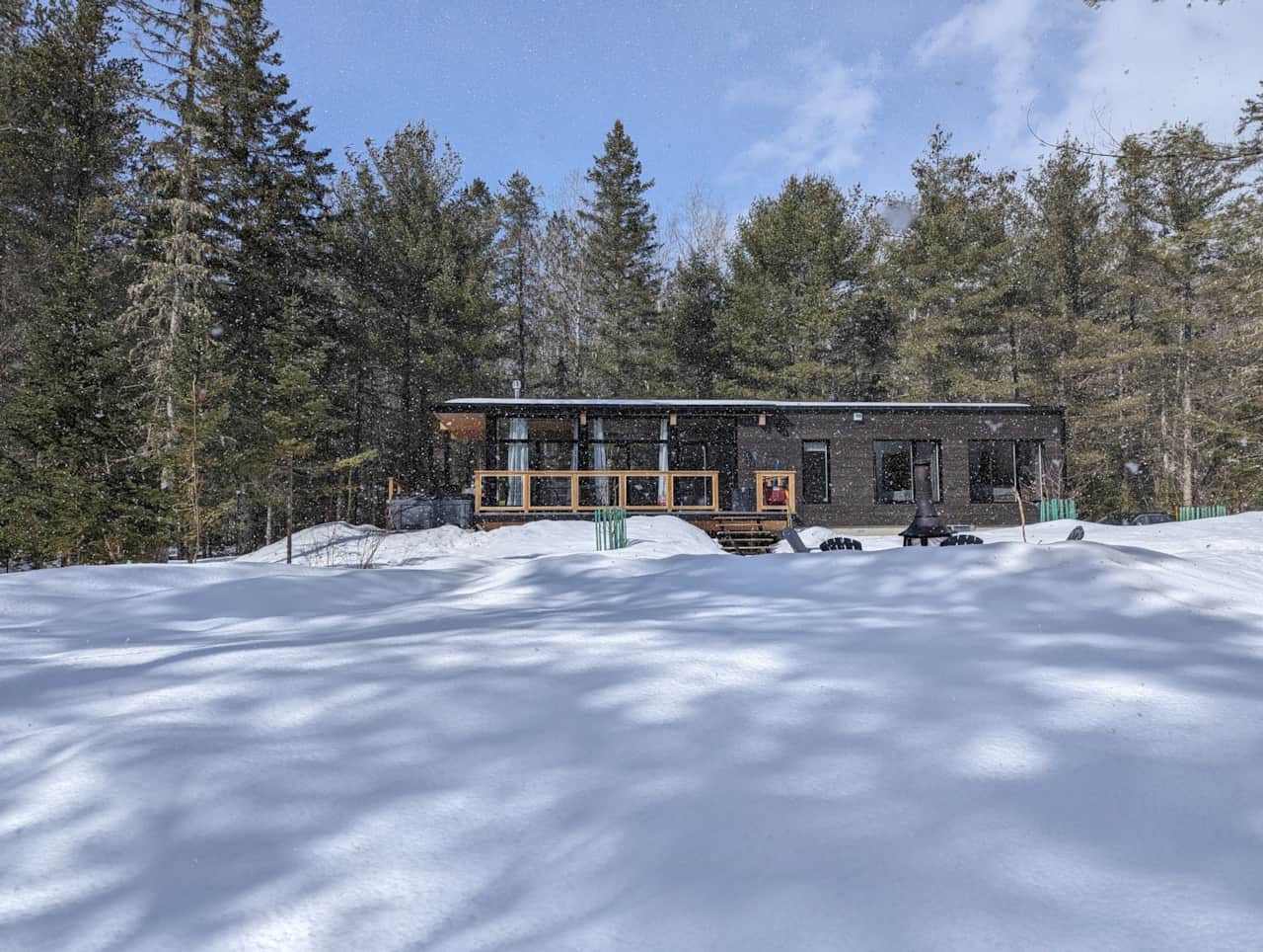 Magnifique chalet 2 chambres en pleine nature de la Mauricie