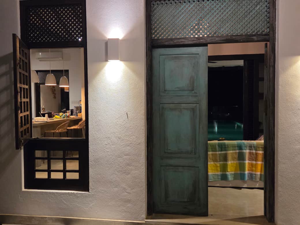 Mainentrance at night