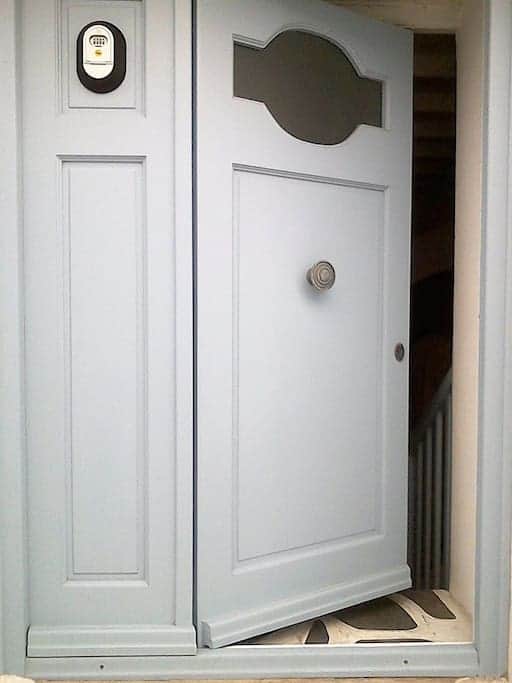 the entrance