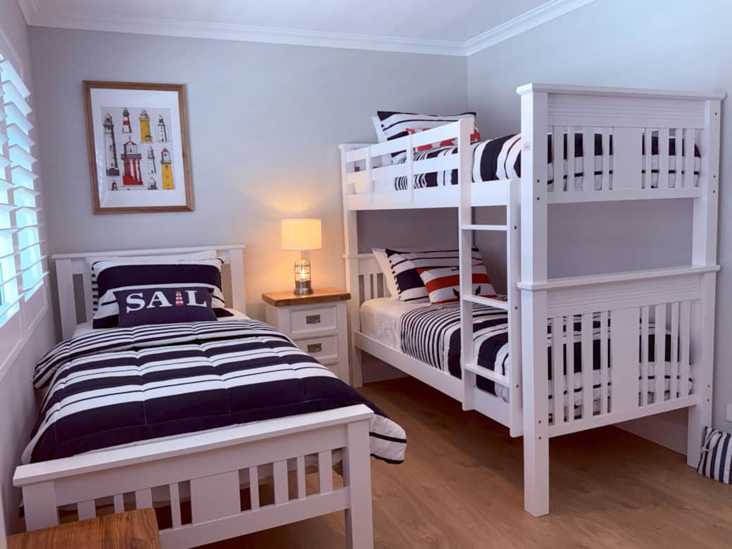 Bed 4 - Lighthouse Room - Single Bunk Beds & Separate Single Bed