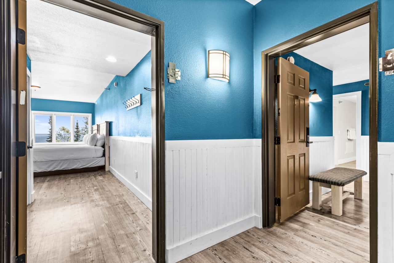 Entrance to 2 bed room suite