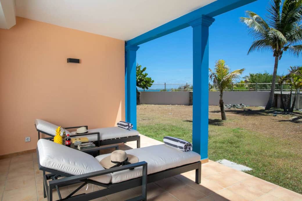 Deck chairs on the terrace Caribbean Riviera 4