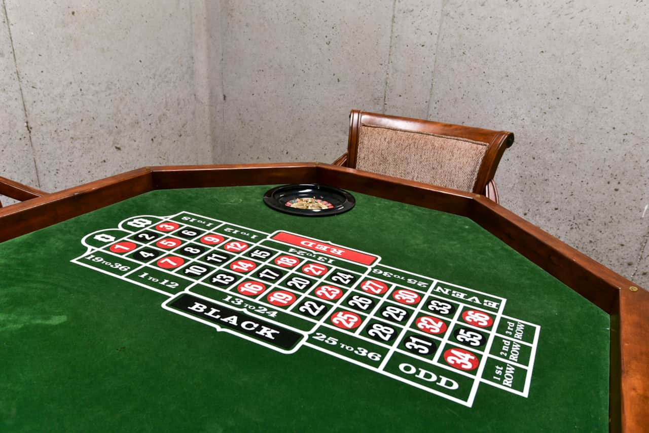 Roulette on the game floor