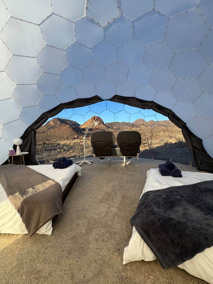Space Pod 012 – dome glamping near Big Bend, Terlingua TX