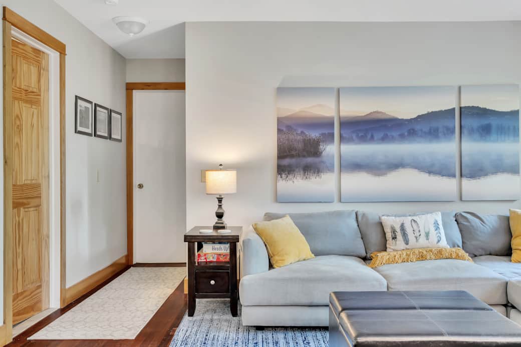 Extra wide couch. Extra bedding option Extra wide couch. Extra bedding option