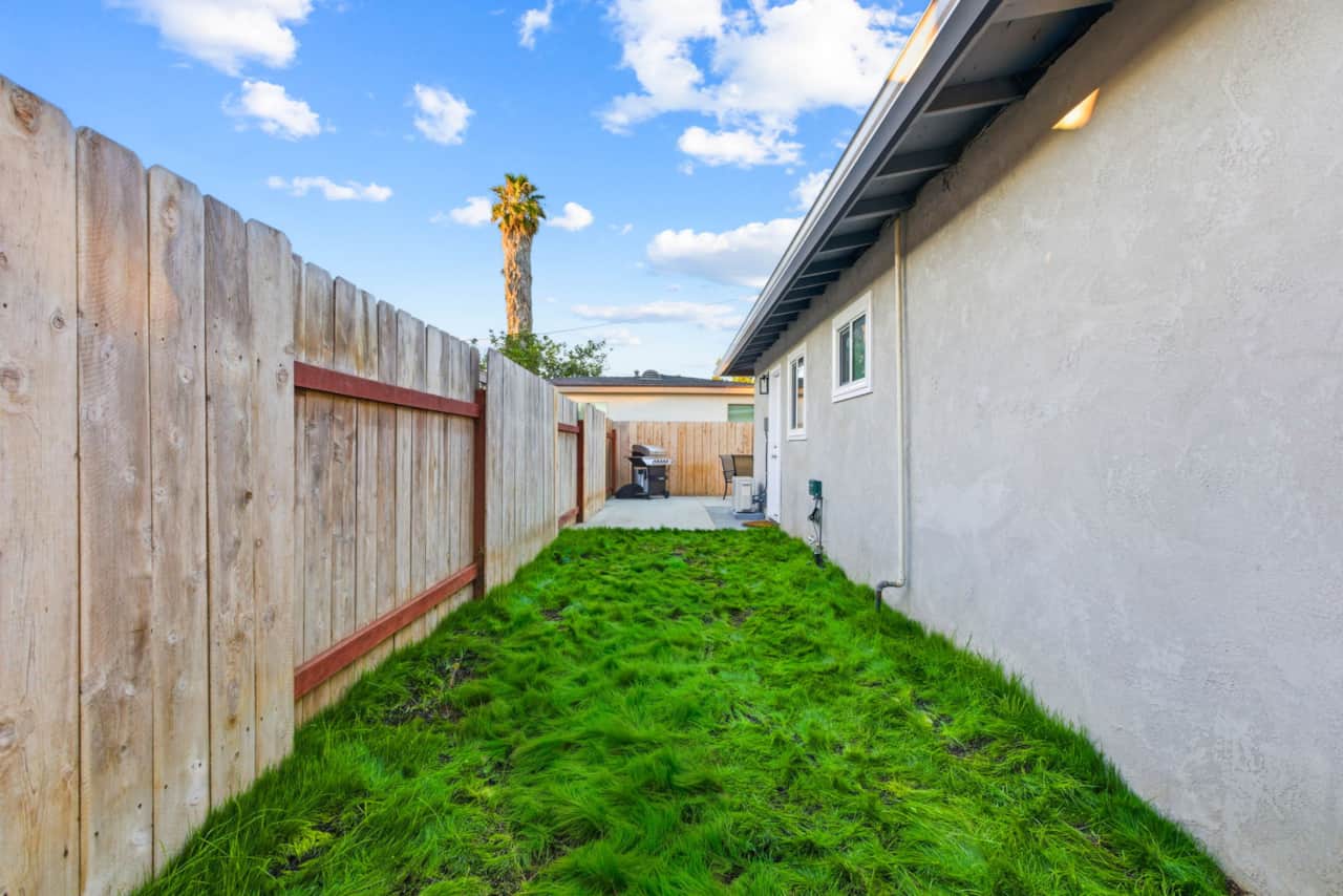 Fenced in Backyard