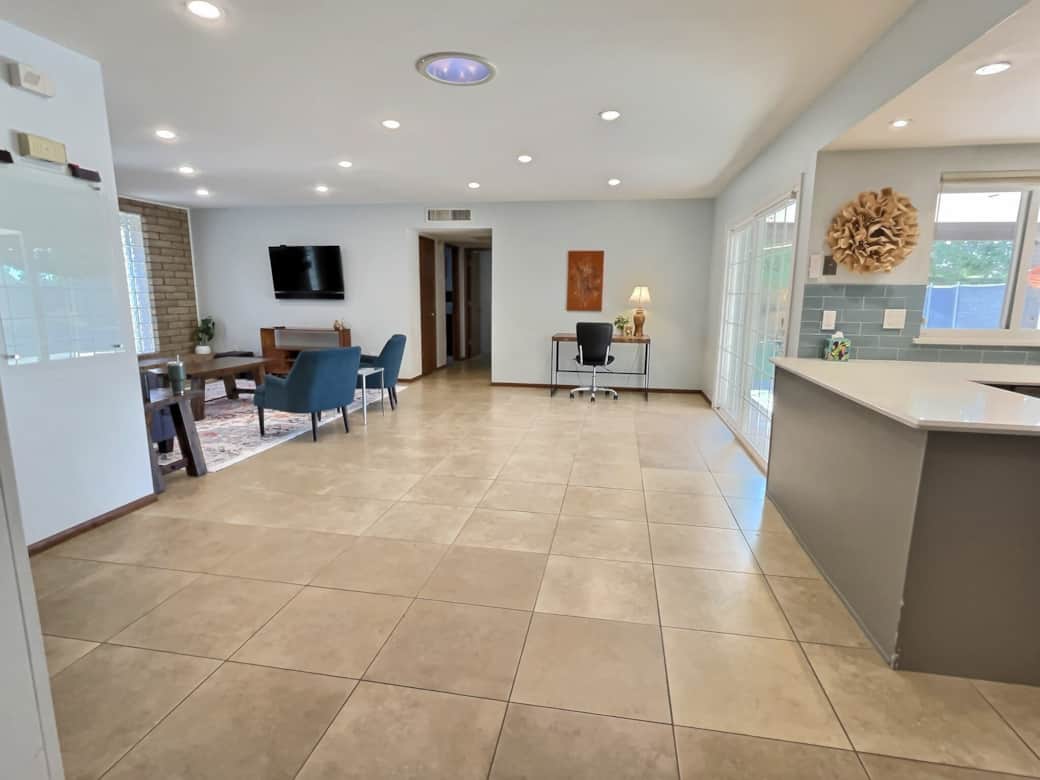 Open floorplan