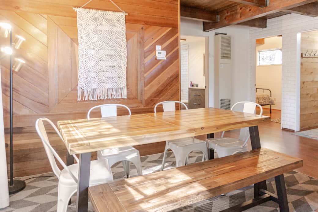 Enjoy the dining table with friends and family