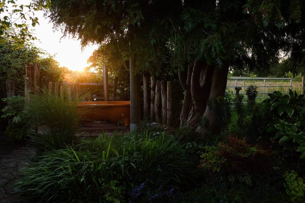 Sunset bath Sunset bath