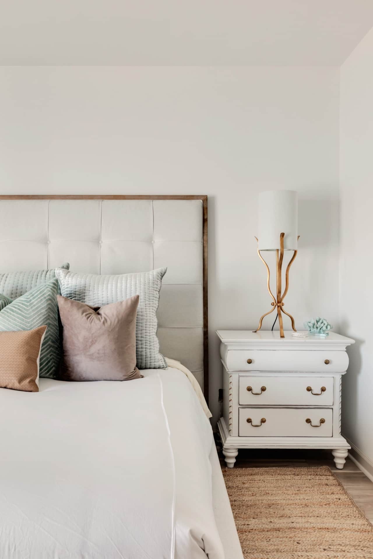 Second floor primary bedroom offers a king bed, tv, and en-suite bathroom.