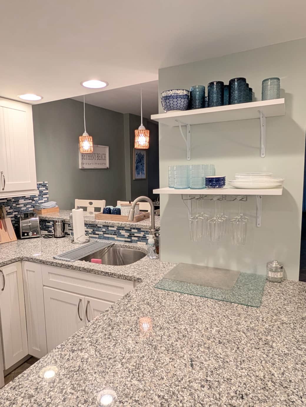 Fully stocked kitchen
