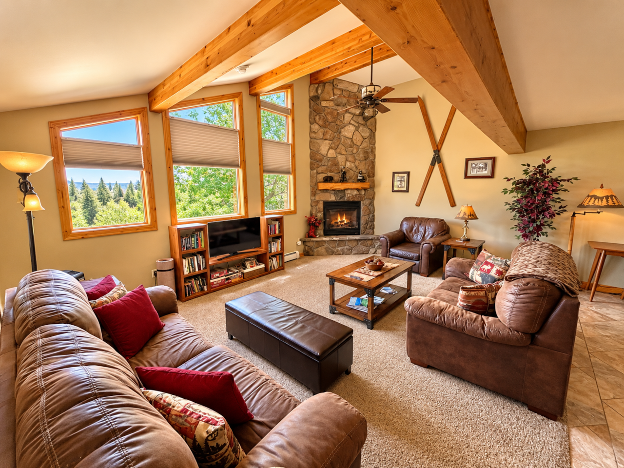 Rising wolf living room